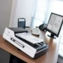 Giá trị mới Đặc biệt Máy quét tốc độ cao Epson GT1500 Đen và trắng 18 trang Thuế một mặt - Máy quét máy scan film
