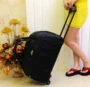 Hành lý xe đẩy Oxford vải hành lý học sinh bánh xe một chiều hành lý 20 inch 24 inch hành lý mềm nam và nữ balo kéo du lịch