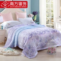 Southern bedclothes sơn màu váy Tiansi Ma Xia là cao cấp điều hòa không khí lõi-phù hợp thở mùa hè mát mẻ quilt 	chăn ga trần bông	