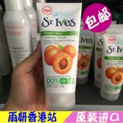Hồng Kông mua Hoa Kỳ St Ives Apricot Scrub Cleanser 170g Body Facial Tẩy tế bào chết để mụn đầu đen