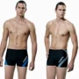 Đồ bơi chính hãng Yingfa 2015 cho nam size lớn cỡ nhỏ thể thao và quần boxer giải trí quần bơi Y3575 màu đen xám xanh - Nam bơi đầm quần bơi nam tam giác