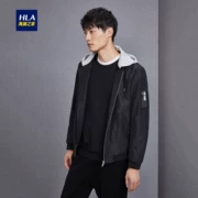 Mẫu áo khoác thời trang nhà HLA Haishu 2018 Thu mới Áo khoác có thể tháo rời Áo khoác nam