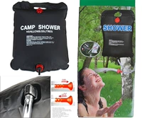 Открытый лагерь солнечный душ мешок 20 л. Открытая сумка для душа в ванне с бутылкой бутылка портативная сумка для ванны.