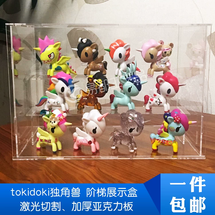 Tokidoki единороги Yakli дисплей-ящик Tao Qiduqi кукла-единорог прозрачная пылезащита, бесплатная доставка