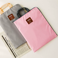 Портативный тканевый мешок для папок с молнией, сумка для файлов, пенал, Южная Корея