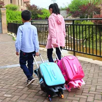 Xe đẩy túi nữ 6-12 tuổi học sinh tiểu học kéo hộp có thể tháo rời dual-sử dụng không thấm nước trẻ em ba lô balo cho bé trai mẫu giáo