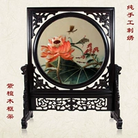 Guangdong Emelcodery Boutique Lotus Lotus представляет собой невиновность дружбы, вышивка ручной работы.