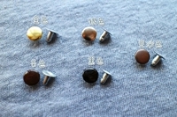 Япония импортированные однополученные 9 -мм заклепки (черный/чай/золото/серебро/паста фасоль) 20 наборов в