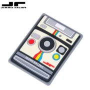 JR Polaroid Cầu Vồng Máy Ảnh Cá Tính Ngoài Trời Velcro Chương Ba Lô Sticker chương pvc
