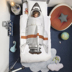[SNURK ủy quyền chính thức] Hà Lan nhập khẩu trẻ em sản phẩm giường rocket sáng tạo quilt cover quilt sinh viên Bộ đồ giường trẻ em