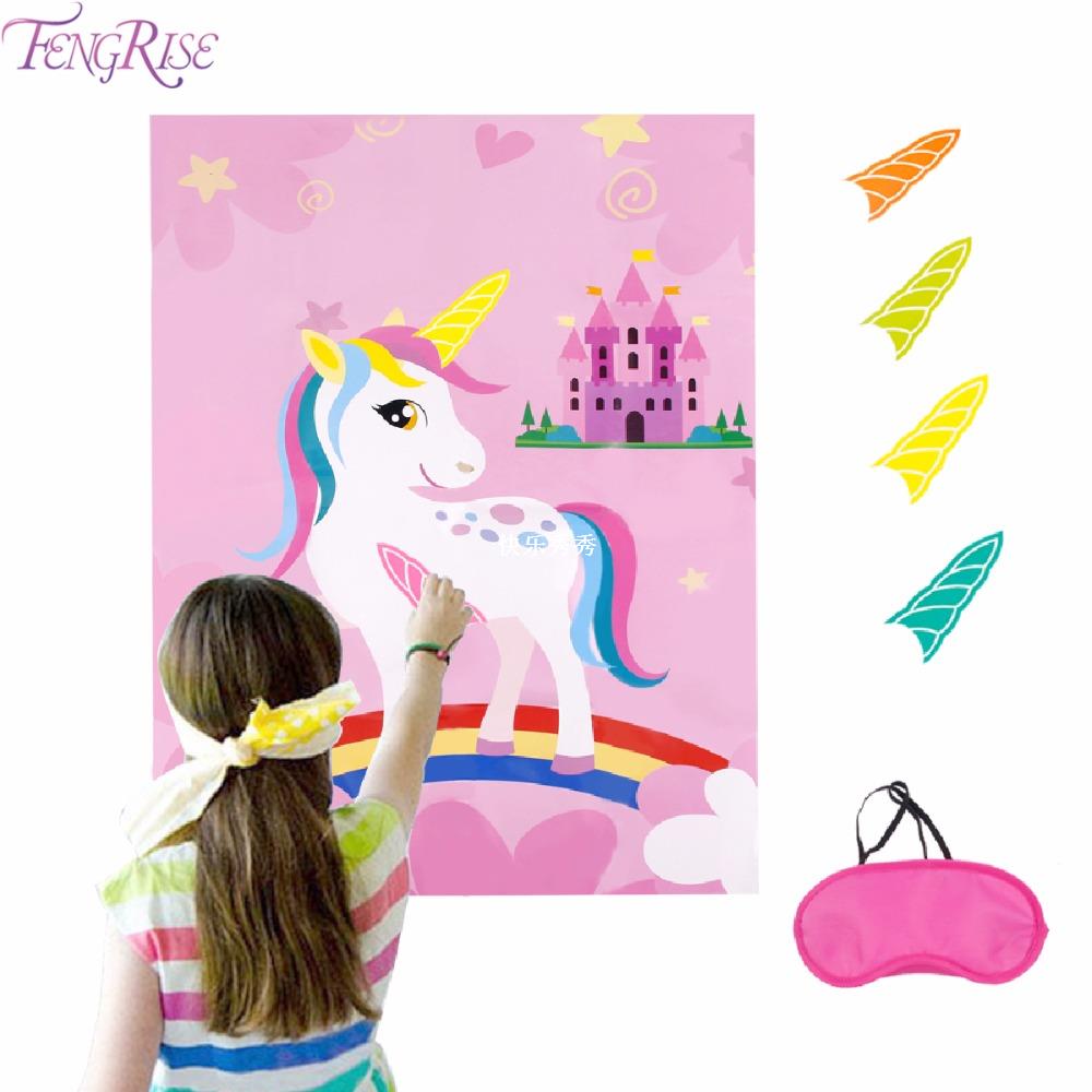 PINK UNICORN PARTY GAME SUPPLIES BIRTHDAY PARTY DEC