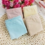 4 包邮 huahua đóng hộp ladies tam giác đồ lót nữ cotton đích thực cao eo kích thước lớn bông trung eo nhỏ góc phẳng quan lot duc su