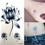 8 cơ thể chống thấm nước sơn watermark sticker flower hình ảnh lớn lotus tattoo sticker HC-167 hình xăm dán nhỏ đẹp