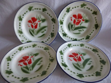 Чашка 收藏 93年 怀旧 老搪瓷 花盘