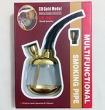 Changda CD-901 Водный табачный горшок с табаком для табака с борьбой с дымом Shri Двухрасково-использование Hengda Cerast -US Табак бутылок (золото и серебро) Бесплатная доставка