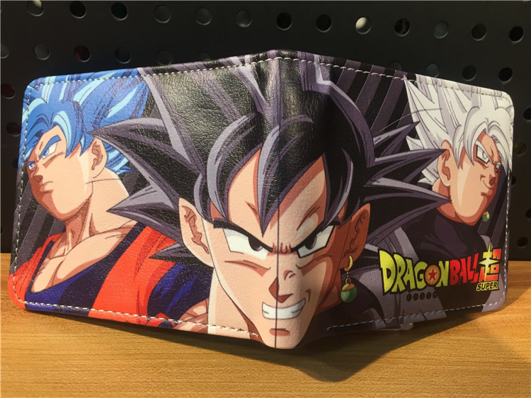 Longzhu MCartoon comic Dragon Ball DRAGONBALL Sun WuKong Saiya people PU student children wallet free shipping