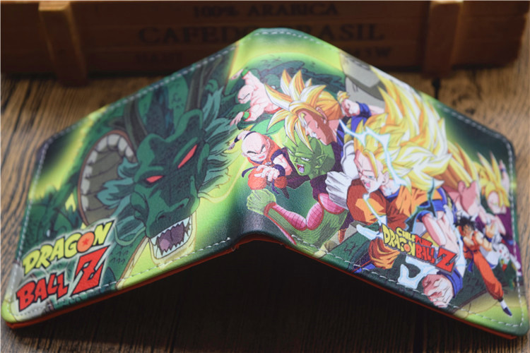 Longzhu DCartoon comic Dragon Ball DRAGONBALL Sun WuKong Saiya people PU student children wallet free shipping