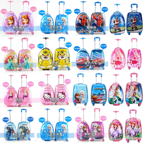 Мультяшный универсальный детский чемодан подходит для мужчин и женщин, 20 дюймов, 18 дюймов
