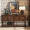 Gỗ rắn châu Âu chạm khắc bàn hiên nhà Mỹ hiện đại trang trí bên quầy trang trí nội thất sân vườn tân cổ điển Hàn Quốc - Bàn / Bàn bàn cafe gỗ