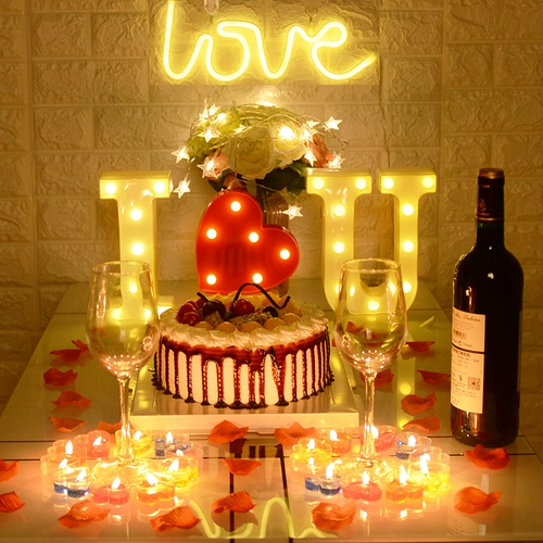 Письмо свет романтическое при свечах ужина