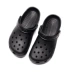 Mùa Hè Mới Croc Giày Xăng Đan Nữ Trắng Y Tá Giày 40 Size Lớn Bao Đầu Dép Đi Biển 41-42-43 Kích Cỡ giày quai hậu nữ đep quai ngang 