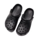 Mùa Hè Mới Croc Giày Xăng Đan Nữ Trắng Y Tá Giày 40 Size Lớn Bao Đầu Dép Đi Biển 41-42-43 Kích Cỡ giày quai hậu nữ đep quai ngang