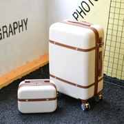 Phiên bản tiếng Hàn của vali nữ nhỏ mới xe đẩy hộp phổ bánh xe 24 inch mật khẩu đại học hộp du lịch hộp mẹ