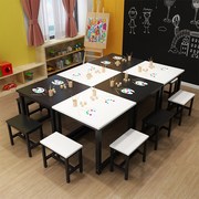 Bàn học sinh học bàn 1,2 m học sinh trường tiểu học bàn nghệ thuật bàn nhỏ vẽ tranh nâng cao nội thất phòng ngủ - Nội thất giảng dạy tại trường