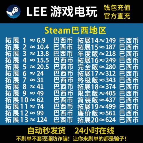 [Автоматический вторичный пост] Код зарядки кошелька для зарядки кошелька для зарядки кошелька Brazil's Steam.
