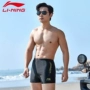 Quần bơi nam Li Ning Flat 2018 mới nhanh khô nam trẻ em kích thước lớn thời trang Hàn Quốc Thiết bị bơi mỏng - Nam bơi đầm quần bơi trẻ em nam