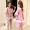Bộ đồ ngủ mùa hè của phụ nữ Bộ đồ hai dây ngắn tay có thể mặc bên ngoài cotton tươi Hàn Quốc sinh viên gợi cảm phục vụ nhà băng lụa mùa thu