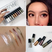 Shiny eyeliner shiny jelly ướt sequin lỏng bóng mắt Jin Cong nhấp nháy tằm bút teardrop trang điểm mắt giai đoạn trang điểm