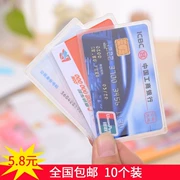 10 Gói Thẻ chống từ trong suốt Bộ thẻ sinh viên Thẻ ID Thẻ truy cập Túi đựng thẻ Bus Chủ thẻ