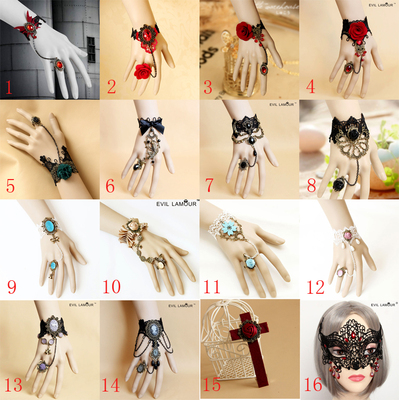 taobao agent Retro ring for bride, bracelet, cosplay, halloween