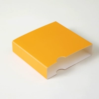Бессловесная бумага набор солнечного оранжевого 7x7x2cm