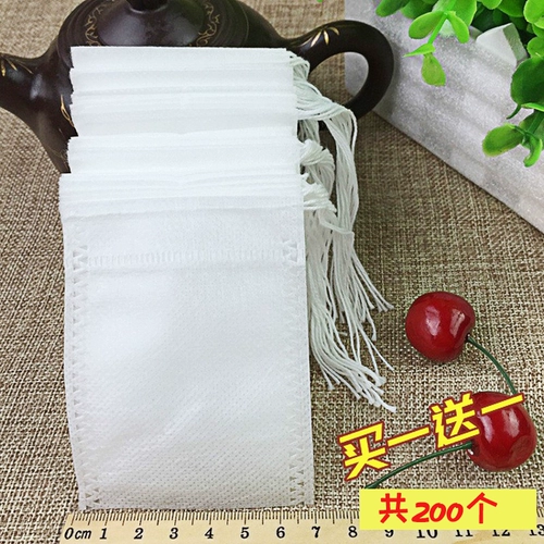 Маленький чай в пакетиках из нетканого материала, сумка, марлевый мундштук, 7×9см