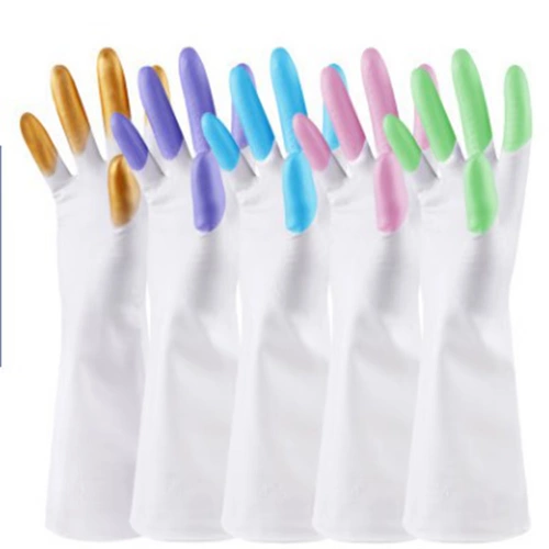 Тонкие перчатки, комплект, кухня, водонепроницаемая латексная резиновая прочная одежда