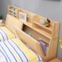 Tất cả rắn giường gỗ thông giường giường đơn 1,2m 1,35 m con cao giường hiện đại gỗ nhỏ gọn hộp đôi 1.8 - Giường giuong ngu dep