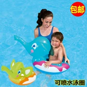 Phim hoạt hình voi có thể phun nước bơi vòng nách vòng tròn bestway3-6 tuổi trẻ mở vòng bơi - Cao su nổi
