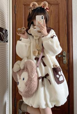 taobao agent Demi-season velvet cute jacket