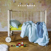 Trẻ em bộ đồ giường linen tùy chỉnh bé phòng trẻ sơ sinh pillowcase sheets giường quilt kit set tự nhiên thoáng khí kháng khuẩn