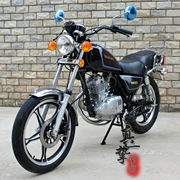 Thứ hai- tay nhập khẩu suzuki gn125 xe gắn máy xe retro hoàng tử xe cưỡi straddle- hỗ trợ xe gắn máy xe nhiên liệu