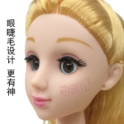 4D Real Eyes Blinking Hình xăm Barbie Đồ chơi Barbie Doll Head Phụ kiện Trang phục Head Single Head