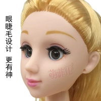 4D Real Eyes Blinking Hình xăm Barbie Đồ chơi Barbie Doll Head Phụ kiện Trang phục Head Single Head búp bê đẹp