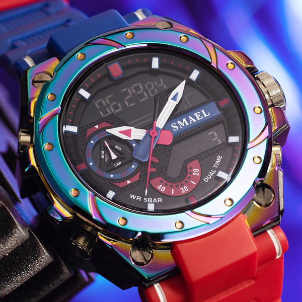 Электронные спортивные трендовые универсальные часы, подходит для подростков