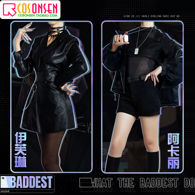 taobao agent cosonsen Lol K/DA women's group BADDEST Ari Kasha hero cosplay costume customization
