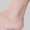 S925 bạc trang trí vòng chân ngày Hàn Quốc thời trang dây đỏ nữ mô hình đơn giản sao chuông vòng chân sinh viên quà tặng vòng chân nữ bạc