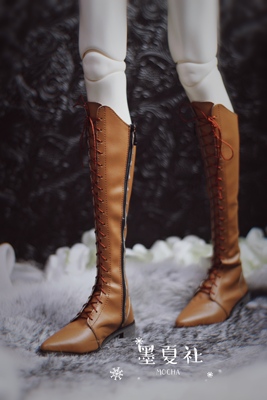 taobao agent Spot Moxia [Gu Shen] BJD retro mid -boots boots leather shoes 4 points SD17 Uncle MSDMDD