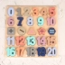 Số nhận khối chữ và số câu đố bằng gỗ cho trẻ em mầm non đồ chơi giáo dục 1-3 tuổi toán nam bé gái Đồ chơi bằng gỗ