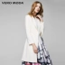 Vero Moda ren-up placket giữa chiều dài áo gió áo khoác | 317121507 thời trang nữ đẹp Trench Coat